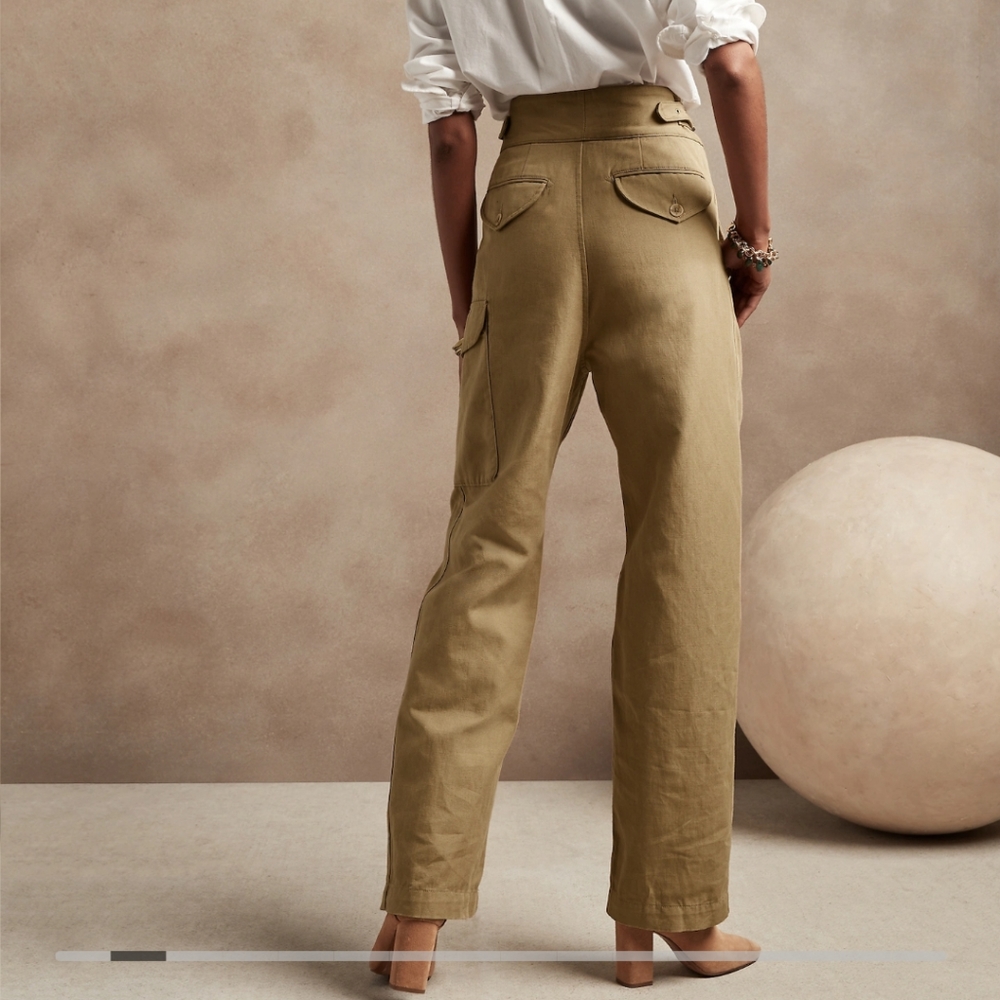 Gorgeous Utilitarian Khaki Heritage Explorer Pants - Picture 2 of 9